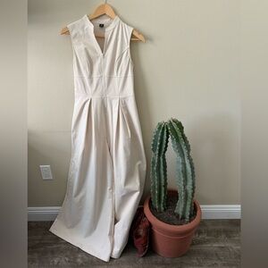 SHEIN Cream VERY wide leg jumpsuit